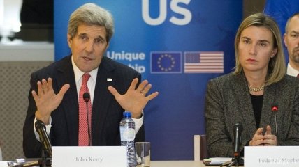 Могерини и Керри обсудили ситуацию в Украине