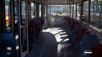 В Одессе загорелся трамвай с пассажирами