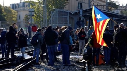 Профсоюз Каталонии перекрыл дороги в знак протеста