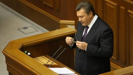 Виктор Янукович говорил об евроинтеграции, зарплатах и пенсиях 