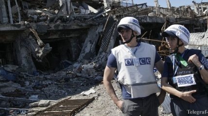 Наблюдатели ОБСЕ зафиксировали 76 взрывов вблизи Донецка