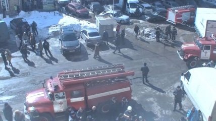 В Харькове горел торговый центр, обошлось без жертв