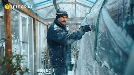 После зимнего сезона теплицу нужно привести в порядок (изображение создано с помощью ИИ)