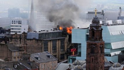 Пожар в Школе искусств Глазго (Видео)