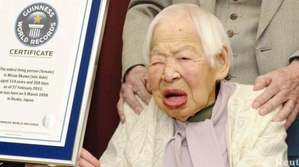 Японка Мисао Окава признана старейшим жителем планеты 