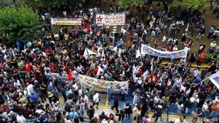 В Греции проводится всеобщая забастовка