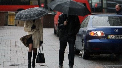 Сегодня в Украине мокрая погода
