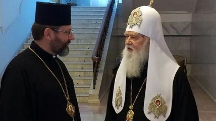Филарет призвал главу УГКЦ отказаться от проведения литургии в Софийском соборе