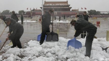 В Пекине объявлен "оранжевый" уровень опасности