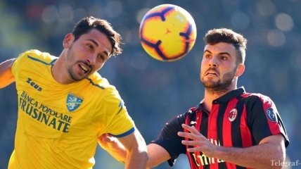 Милан не смог обыграть аутсайдера Серии А Фрозиноне