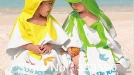 Детские полотенца-пончо (ФОТО)