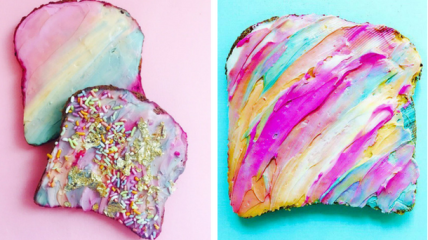 Unicorn Toast: разноцветные тосты из натуральных ингредиентов