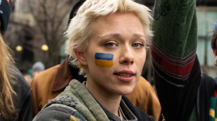 Иванна Сахно поддерживает Украину
