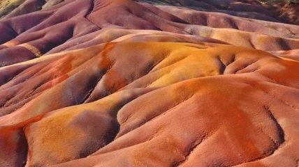 Цветные пески на Маврикии (Фотогалерея)