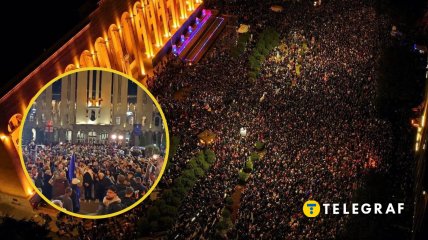 Тбіліський Майдан: тисячі грузинів вийшли на мітинг проти результатів виборів (відео)