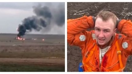 На Николаевщине упал российский самолет