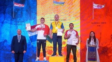 Петр Маргаринт выиграл золотую медаль на чемпионате мира по армрестлингу
