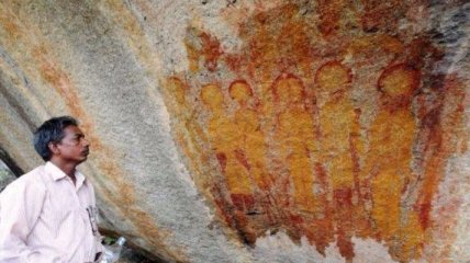 Найдены наскальные рисунки возрастом 10 тысяч лет