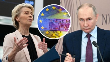 Урсула фон дер Ляен и Владимир Путин