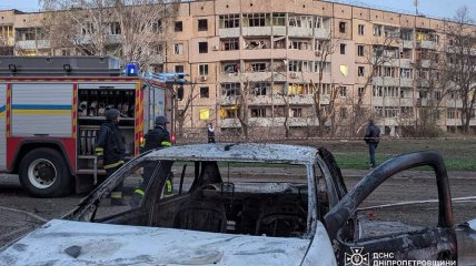 Місце удару російської ракети