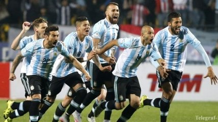 Сборная Аргентины в серии пенальти прошла Колумбию на Копа Америка