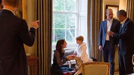 Мишель Обама очень мило поздравила Кейт Миддлтон с рождением сына