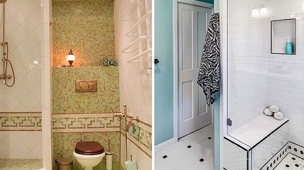Свежие идеи оформления ванной комнаты с душевой кабинкой (Фото)