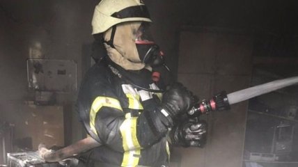 В Киеве горело здание Минобразования 
