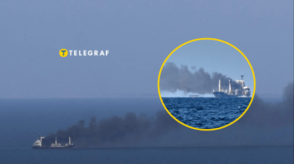 Майже тиждень після атаки корабель перебував в морі