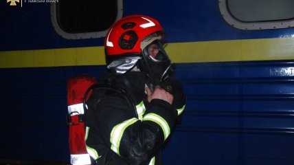 Пожежу у поїзді "Київ-Ужгород" гасили 22 рятувальника