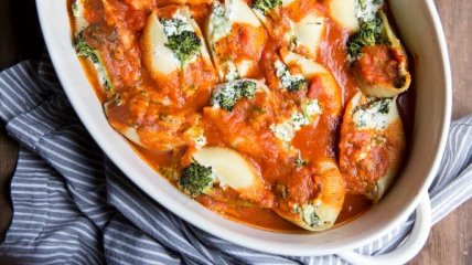 Готовим «ракушки» с начинкой из мяса и тыквы