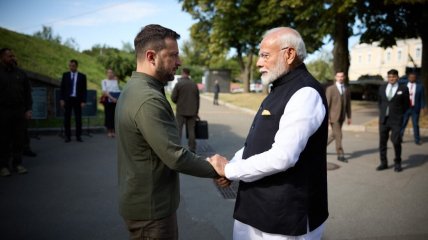 Владимир Зеленский и Нарендра Моди