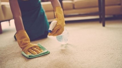Як позбутися плям на килимі