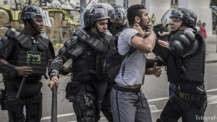 На открытии ЧМ-2014 в столкновениях с полицией пострадали 5 человек