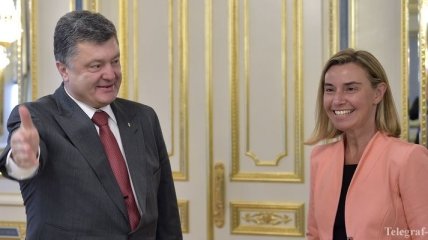 Встреча Порошенко и Могерини затянулась