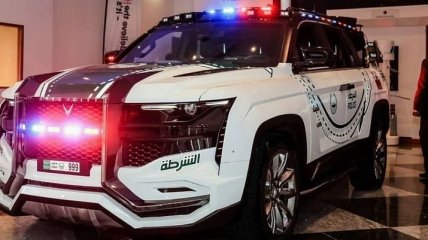 Потрясающий дизайн нового патрульного джипа полиции Дубая 