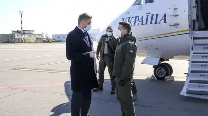 Зеленський відвідав базу МВС у Бердянську