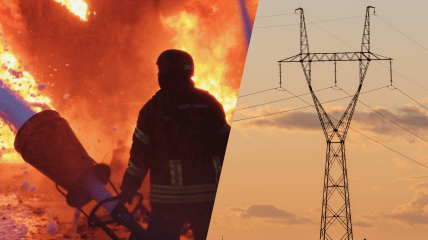 Росіяни пошкодили кілька об'єктів електропостачання