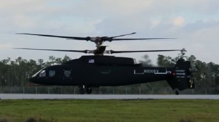 В США впервые поднялся в небо скоростной вертолет будущего (Видео)