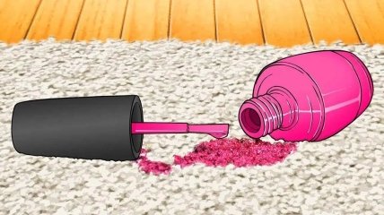 Пятна от лака - не приговор для ваших вещей