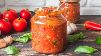 Соус з базиліком на зиму