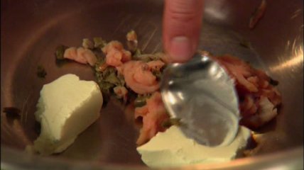 Фаршированные цветы баклажанов