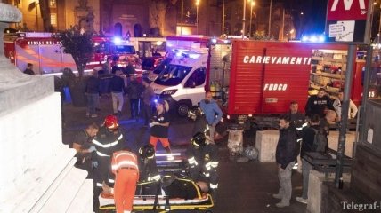 В метро Рима перед матчем ЛЧ обрушился эскалатор с болельщиками