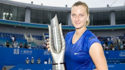 Петра Квитова стала победительницей турнира в Ухане (Китай)