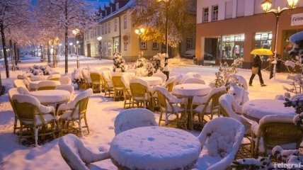  Рекордное количество снега выпало в Германии