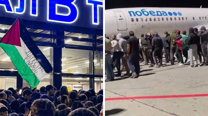 Толпа напала на рейс "Победа", прилетевший из Израиля