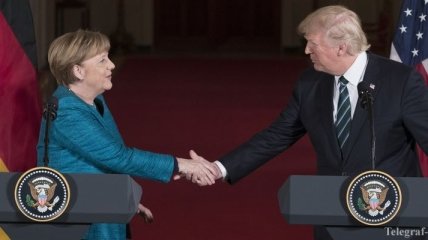 Трамп поблагодарил Меркель за обещание увеличить расходы на оборону