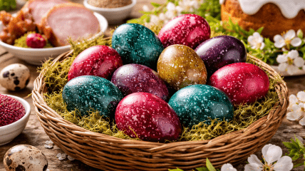 Яйца в крапинку