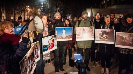 В Варшаве протестовали против бомбардировок Россией Алеппо