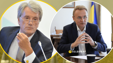 Виктор Ющенко и Андрей Садовой (слева направо)